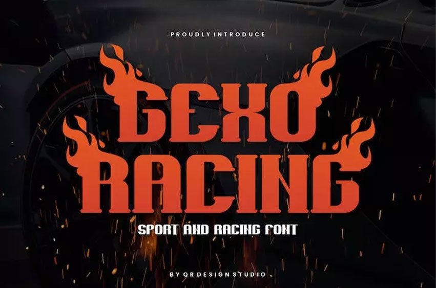 Gexo Racing Font