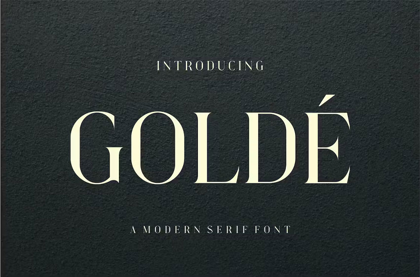 Golde Font