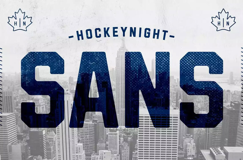 Hockeynight Sans Font