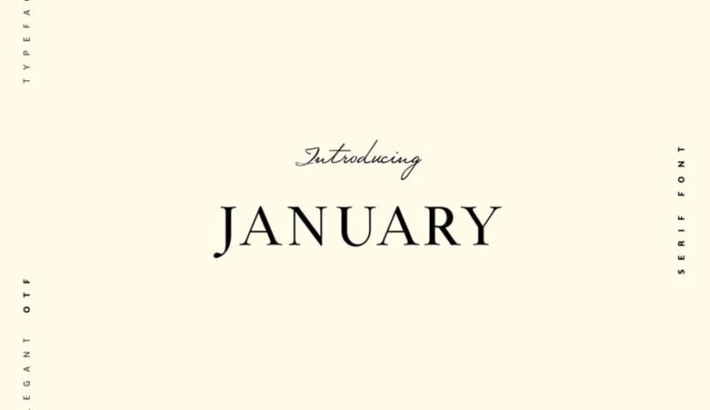January Font