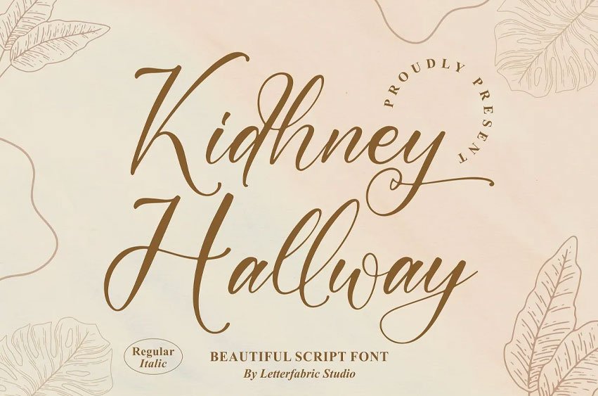 Kidhney Hallway Font