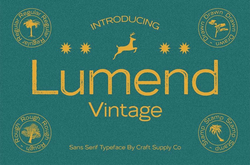 Lumend Vintage Font