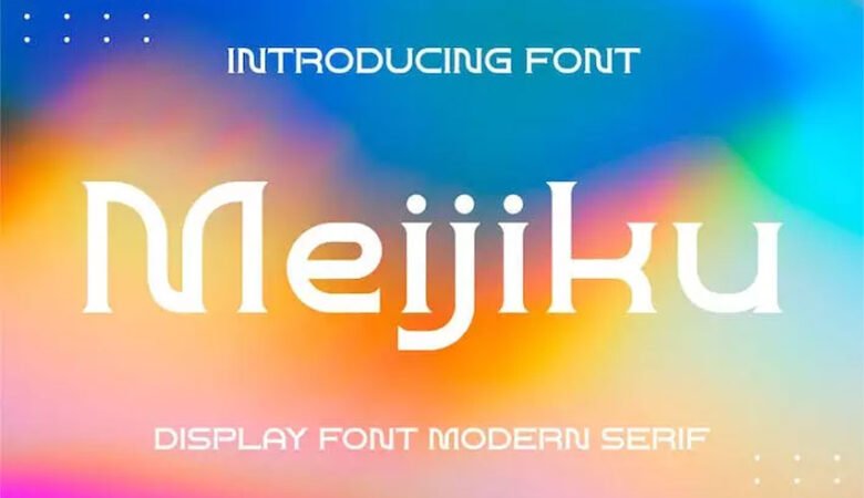 Meijiku Font