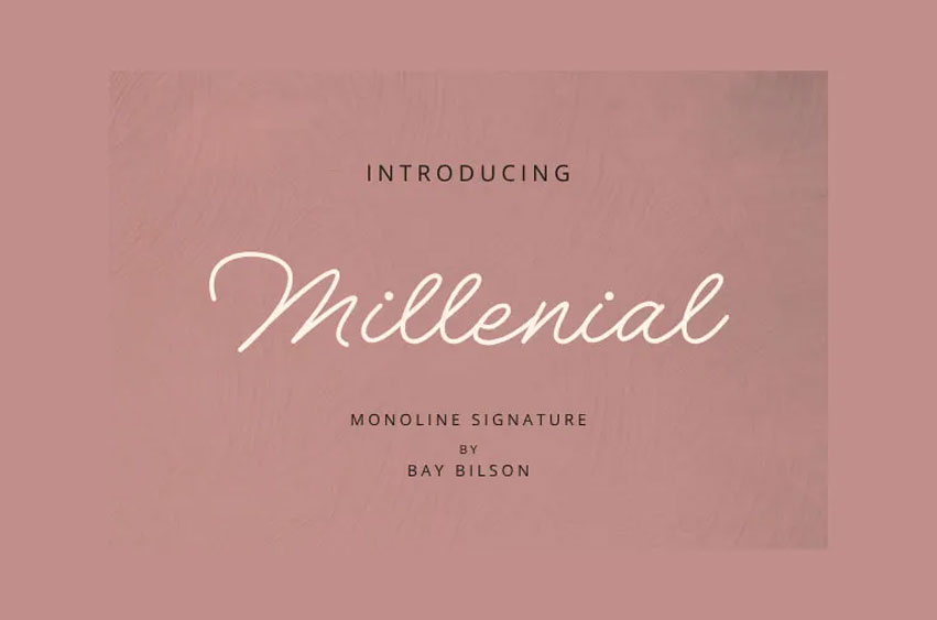 Millenial Font