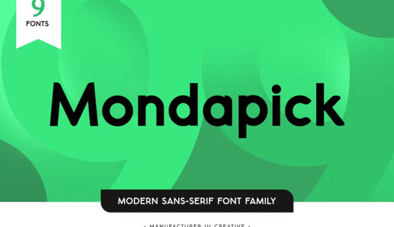 Mondapick Font