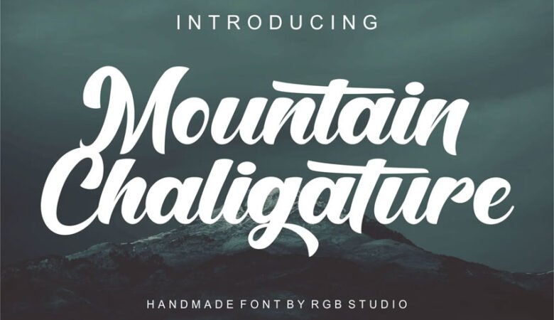 Mountain Chaligature Font