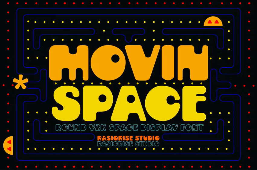 Movin Space Font