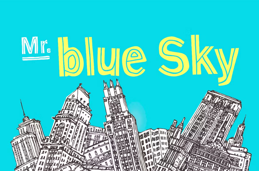 Mr Blue Sky Font