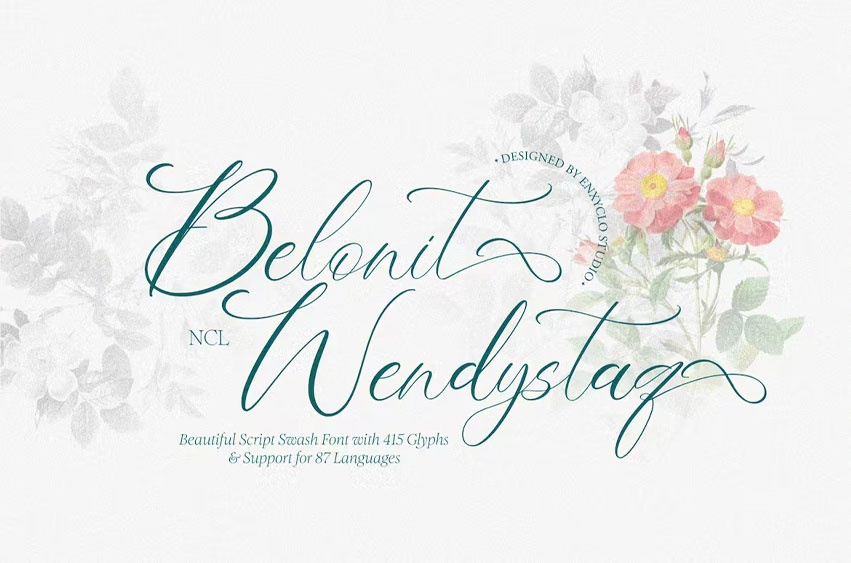 NCL Belonit Wendystaq Font