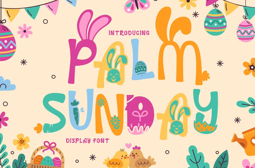 Palm Sunday Font