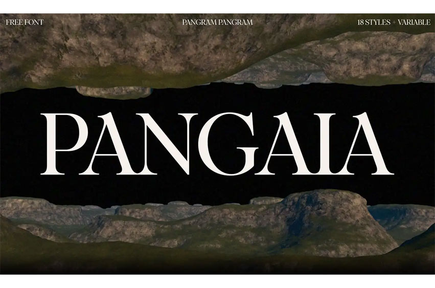 Pangaia Font