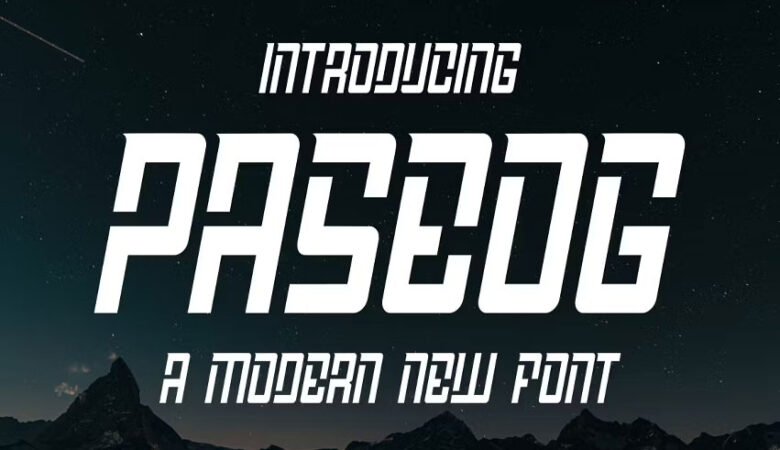 Paseog Font