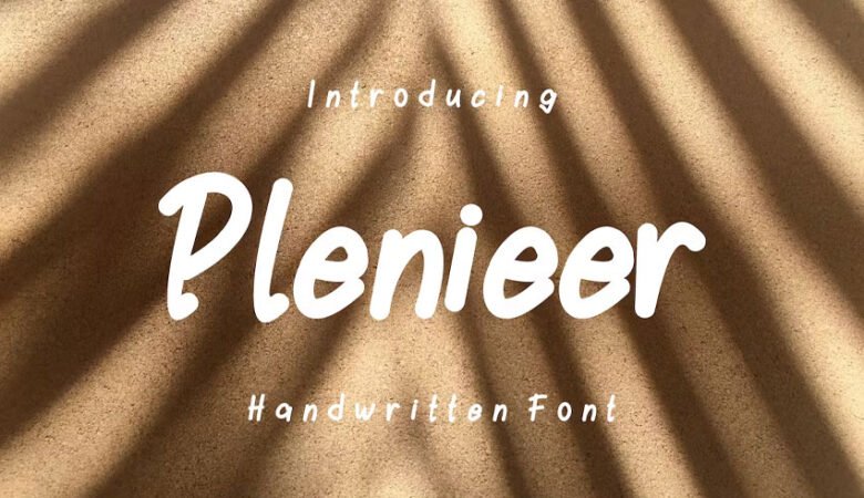 Plenieer Font