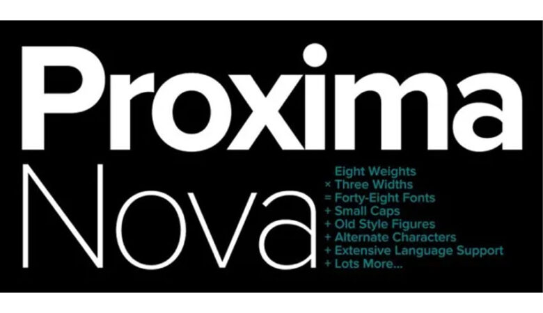 Proxima Nova Font Family