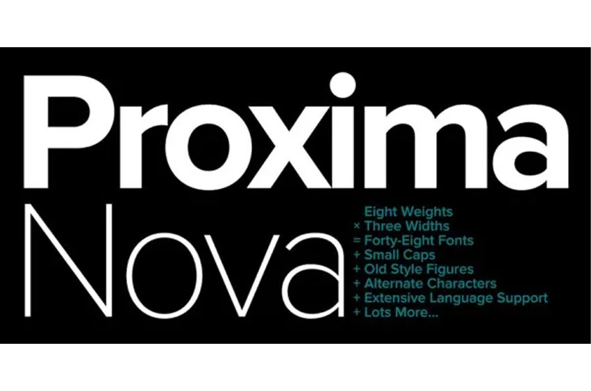 Proxima Nova Font Family