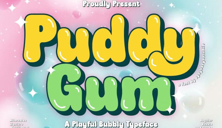 Puddy Gum Font