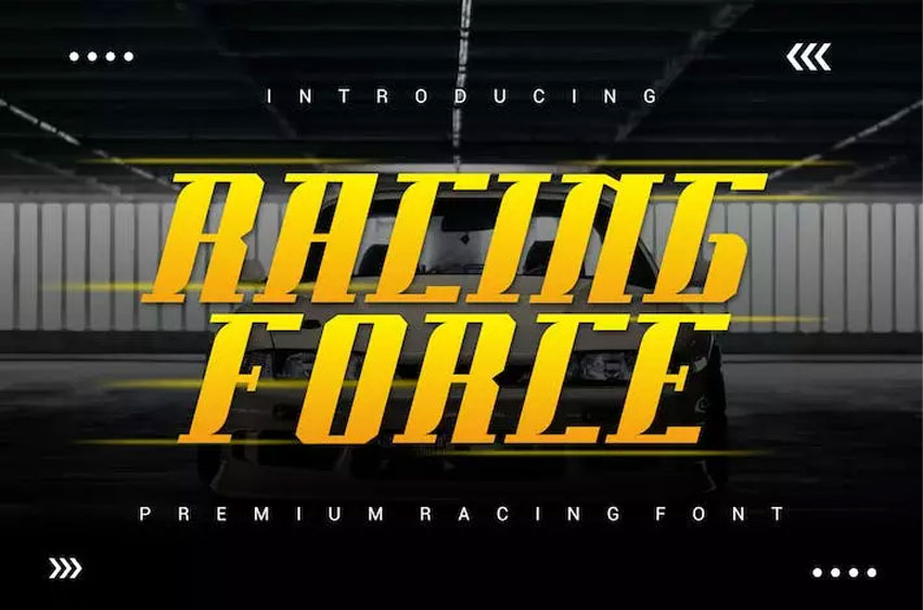 Racing Force Font
