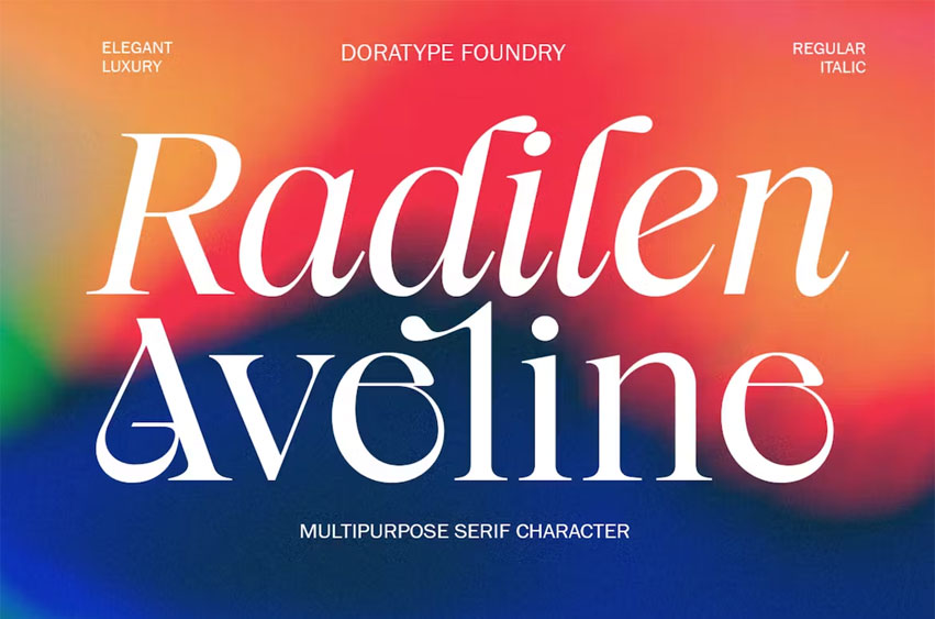 Radilen Aveline Font