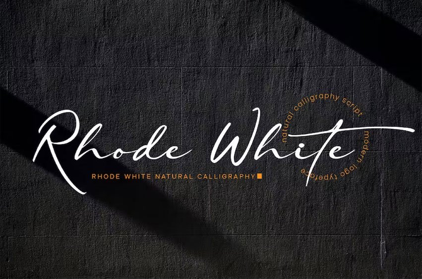 Rhode White Font