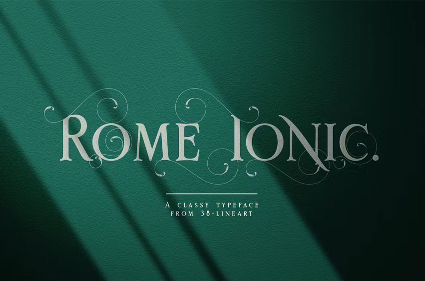 Rome Ionic Font