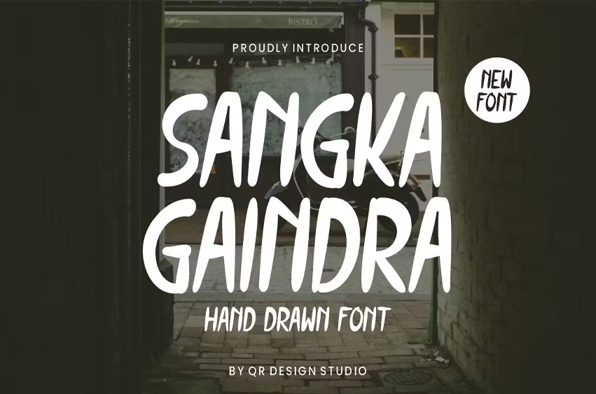 Sangka Gaindra Font - FreeDaFonts