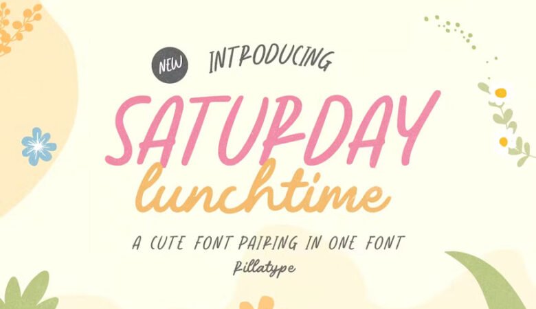 Saturday Lunchtime Font