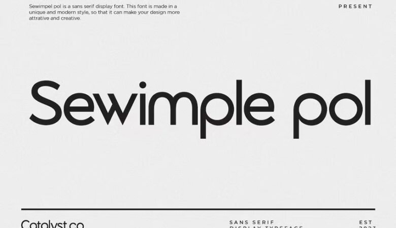 Sewimple Pol Font
