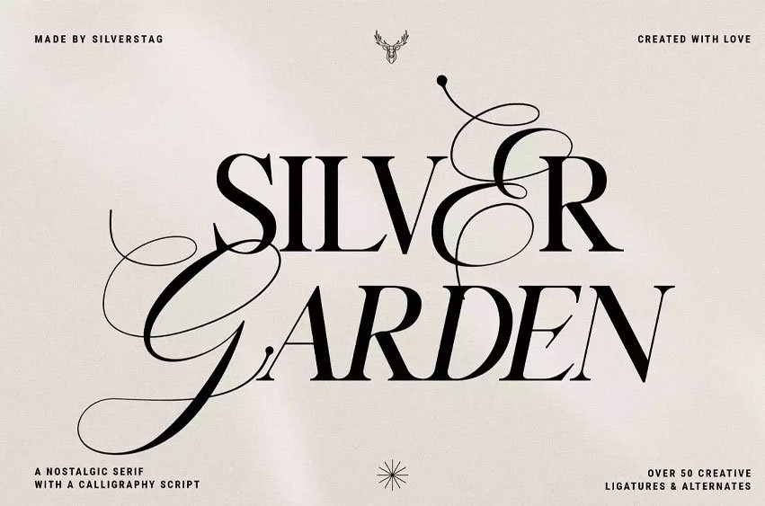 Silver Garden Font