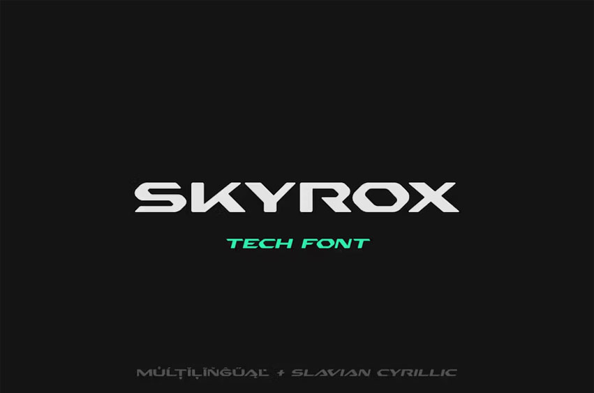 Skyrox Font