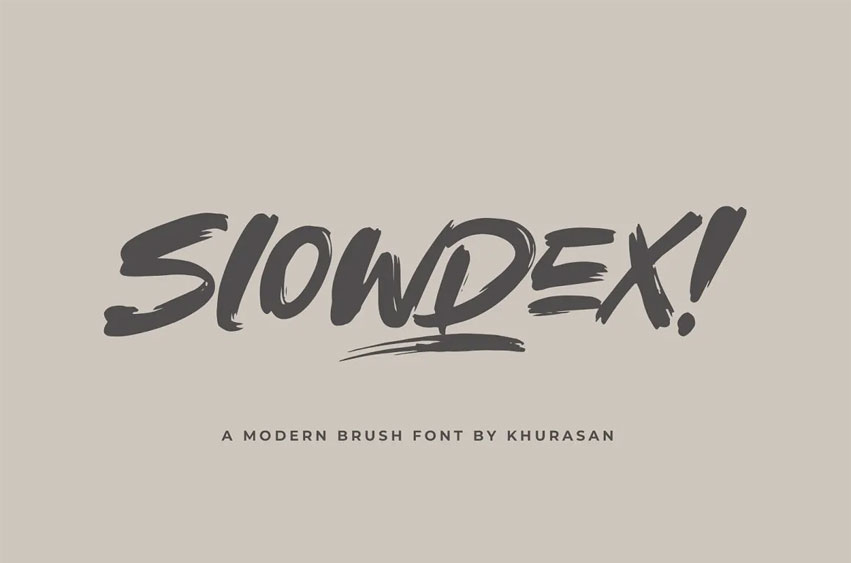 Slowdex Font