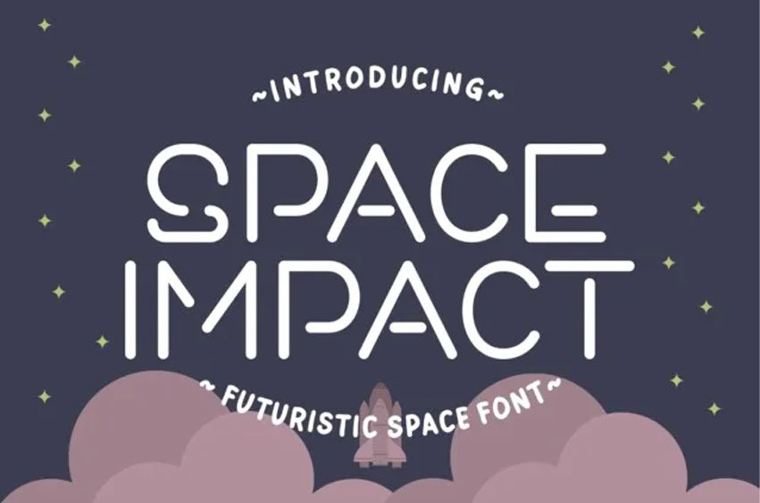 Space Impact Font