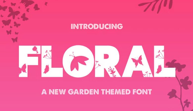 The Floral Font