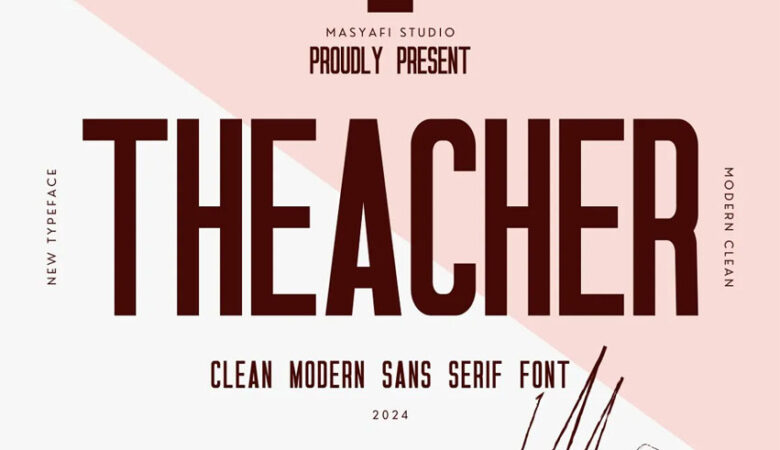 Theacher Font
