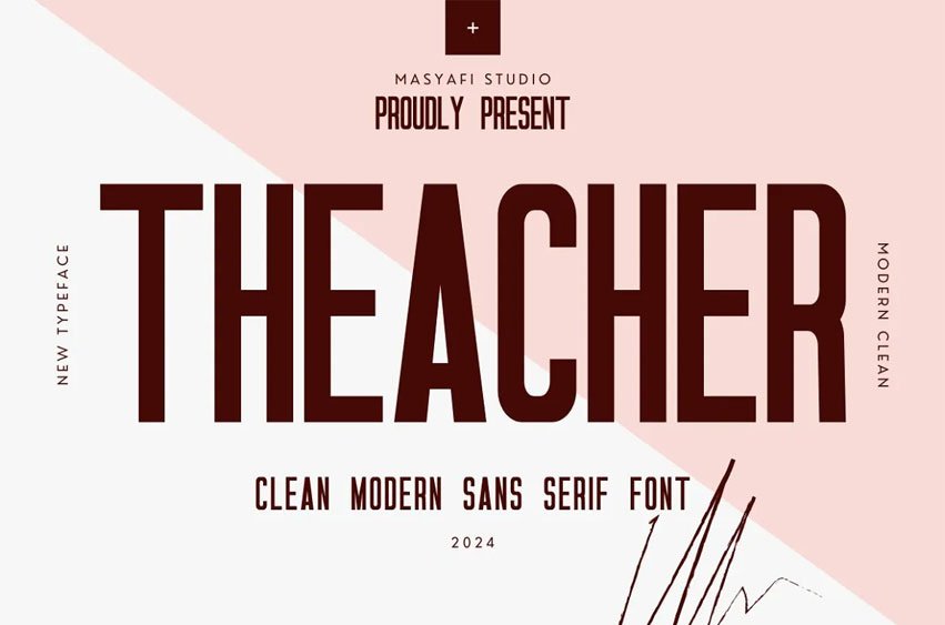 Theacher Font