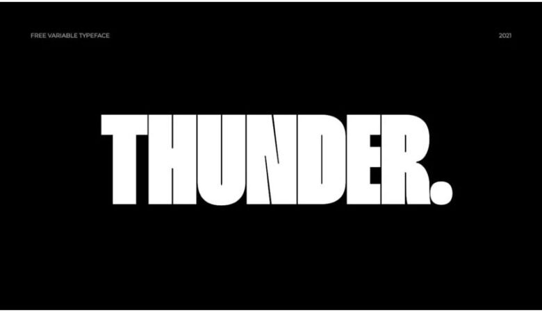 Thunder Font