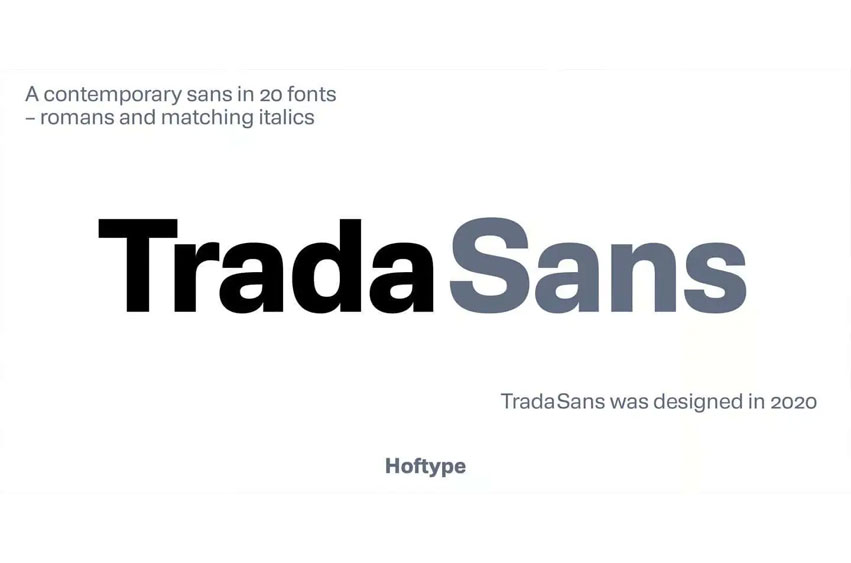 TradaSans Font