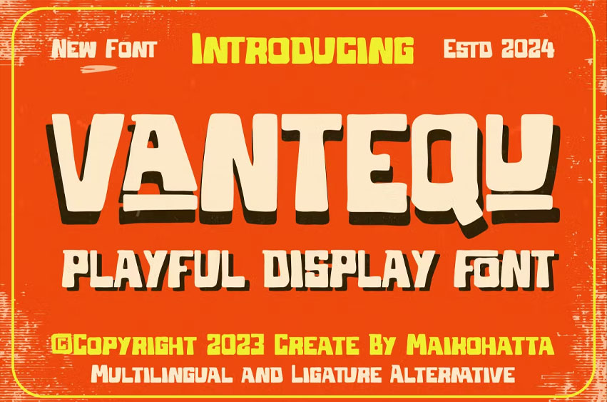 Vantequ Font