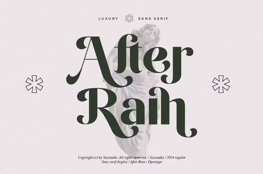 After Rain Font