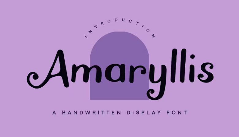 Amaryllis Script Font
