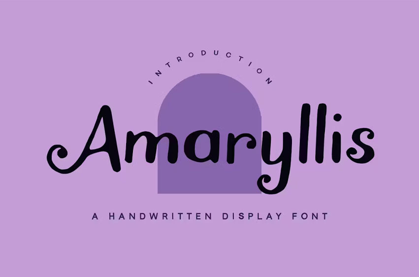 Amaryllis Script Font