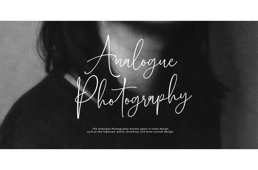 Analogue Photography Font