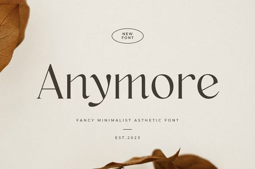 Anymore Font