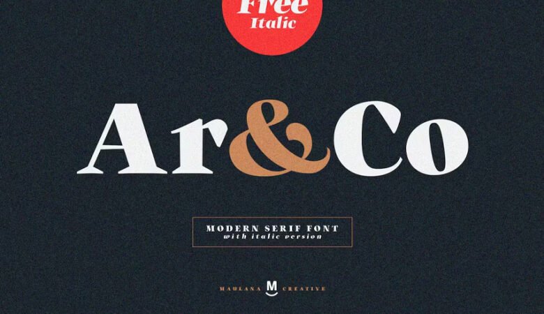 Ar and Co Font