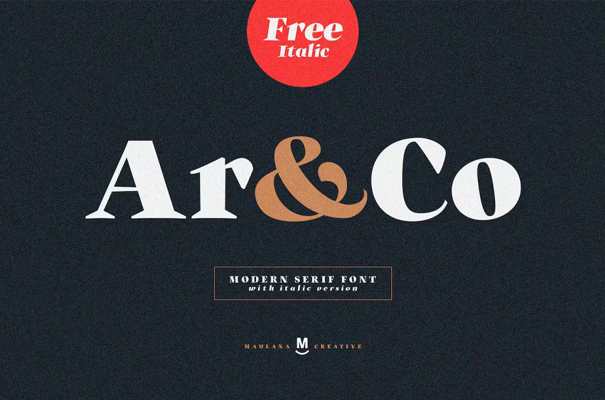 Ar and Co Font