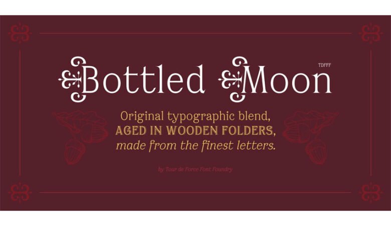 Bottled Moon Font