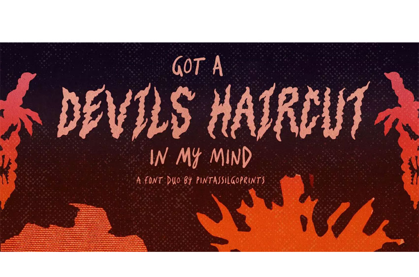 Devils Haircut Font