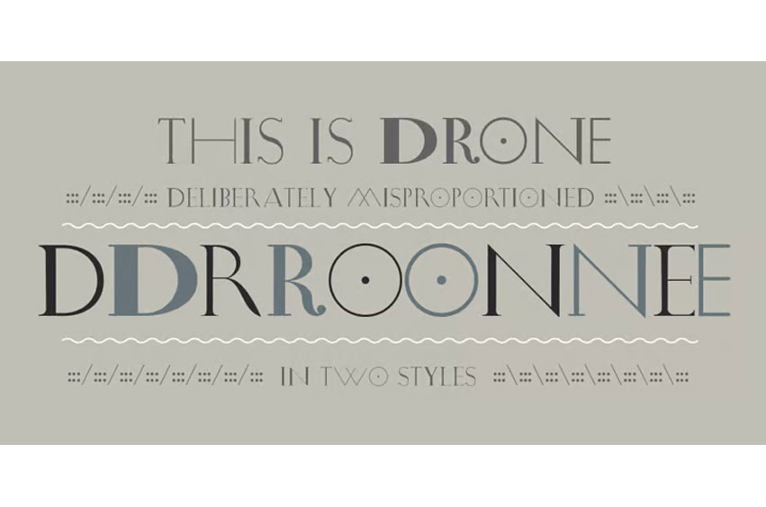 Drone Font