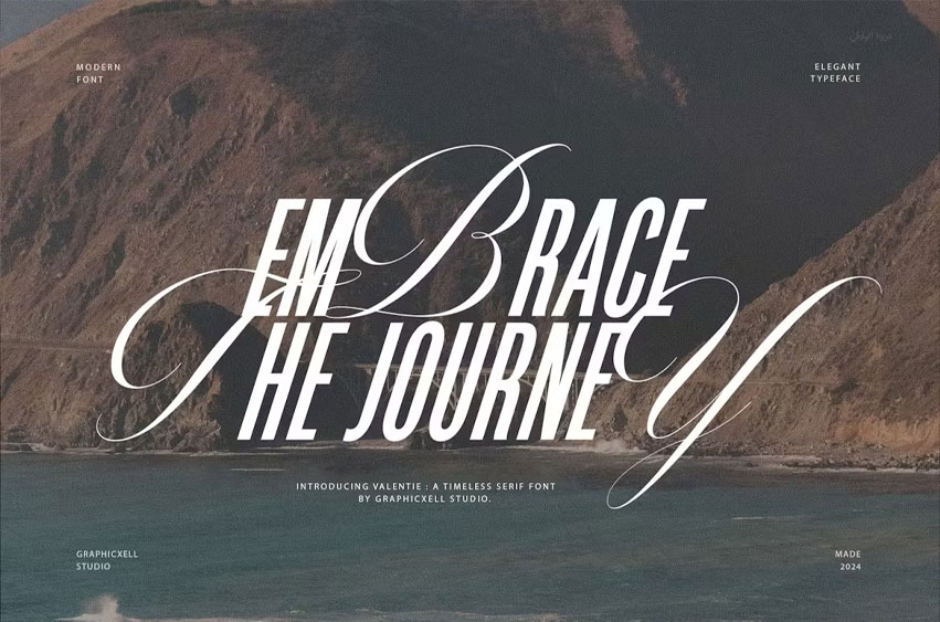 Embrace The Journey Font