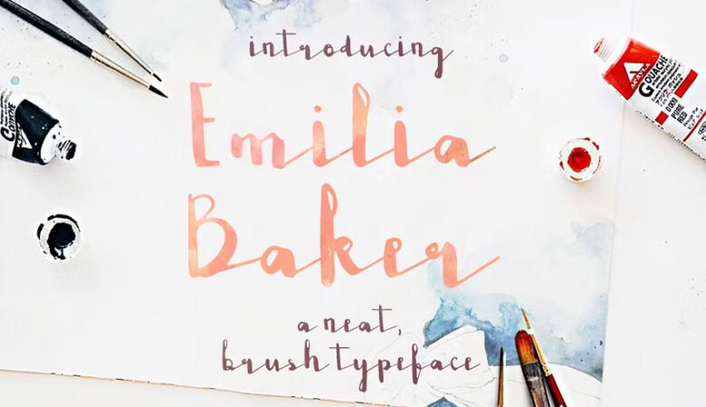 Emilia Baker Font