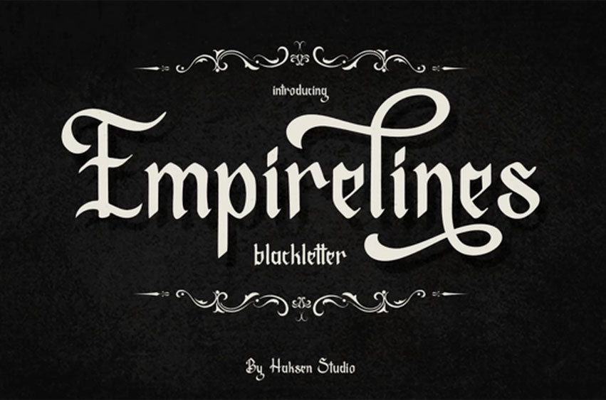 Empirelines Font